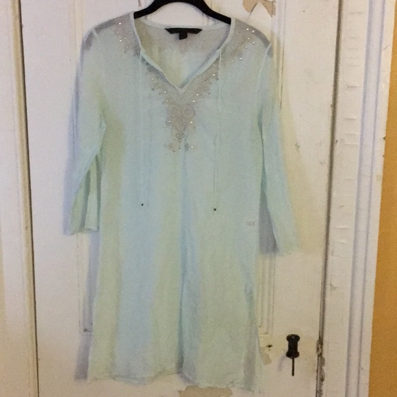 Express Dresses & Skirts - Teal Beach Cover Up